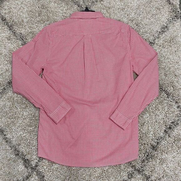Vineyard Vines By Shep & Ian Red Gingham Long Sleeve Button Down Size XL (18) - Picture 4 of 6